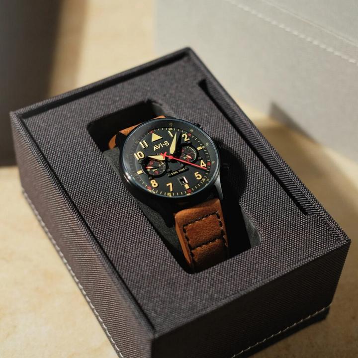 Image du produit AVI-8 AV-4088-03 Carey Dual Time 44mm 5ATM (Montre analogique, 44 mm)
