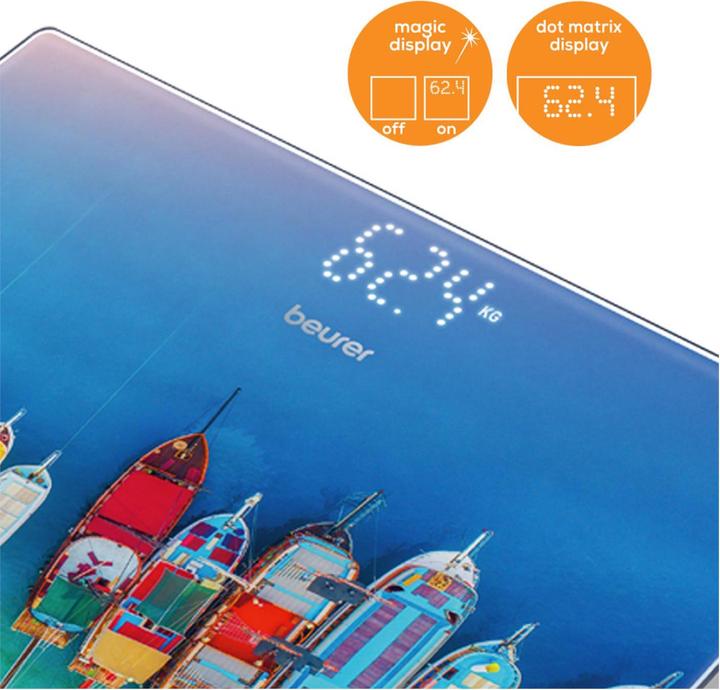Image du produit Beurer Balance en verre GS215 Bateaux (180 kg)