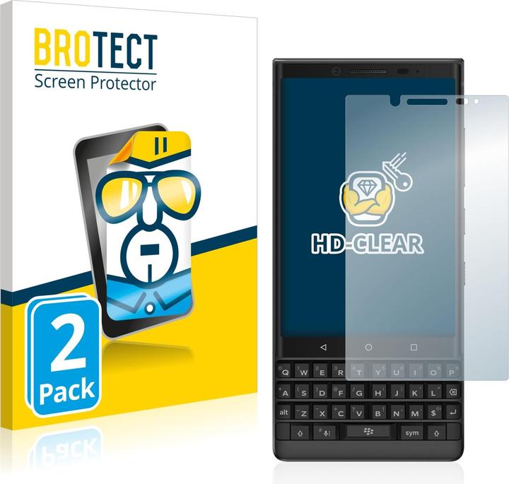 Actual product image BROTECT Screen Protector Clear (2 Piece, KEY2)
