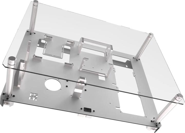 Image du produit Creative Solutions For Gamers CSFG Frostbite Boîtier mural - blanc, Micro-ITX (Micro-ITX)