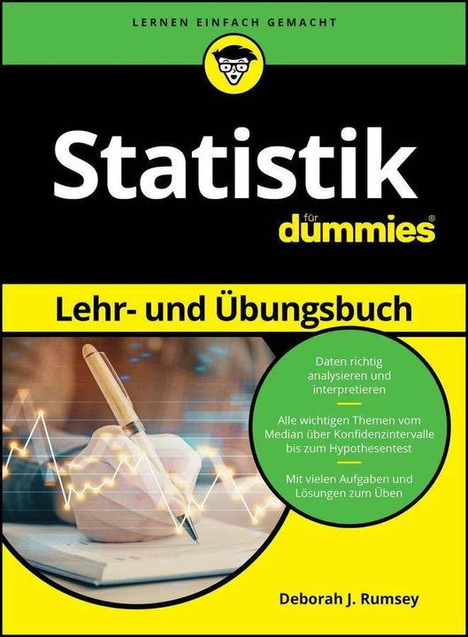 Immagine prodotto Statistik Lehr- und Übungsbuch für Dummies (Tedesco, Deborah J. Rumsey, 2024)