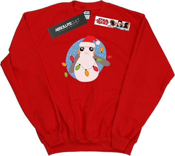 Produktbild Star Wars The Last Jedi Porg Christmas Lights Sweatshirt (XXL)