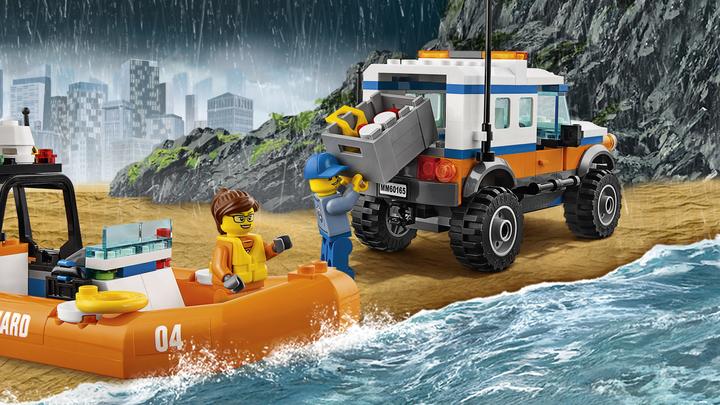 Immagine prodotto LEGO Veicolo fuoristrada con scialuppa di salvataggio (60165, LEGO City)