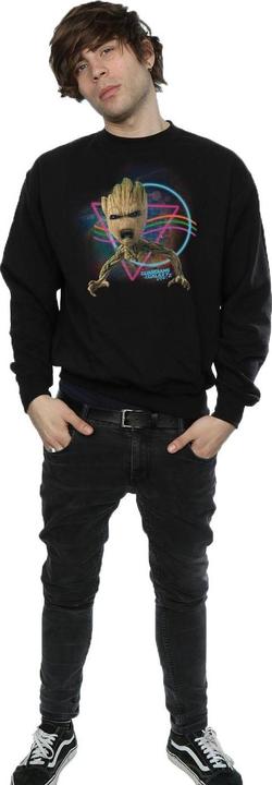 Immagine prodotto Guardians Of The Galaxy Neon Groot Felpa Uomo (L)
