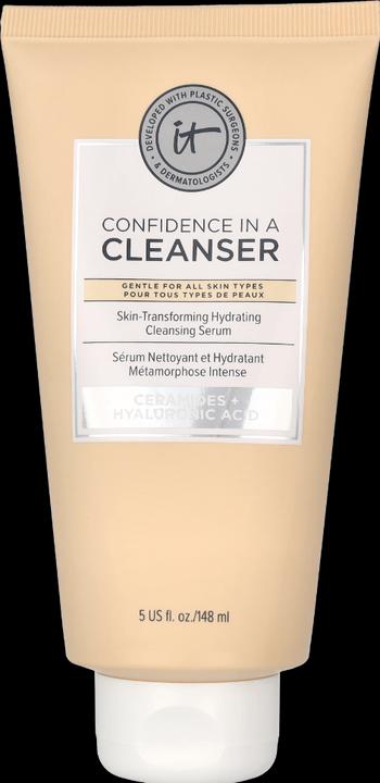 Actual product image It Cosmetics Confidence in a Cleanser Hydrating Face Wash with Hyaluronic Acid and Ceramides 5.0 fl oz (148 ml)