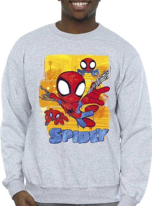 Immagine prodotto Spidey And His Amazing Friends Flying Felpa Uomo (XXL)