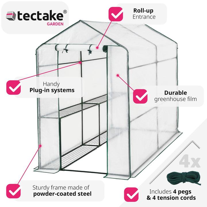 Produktbild tectake Gewächshaus