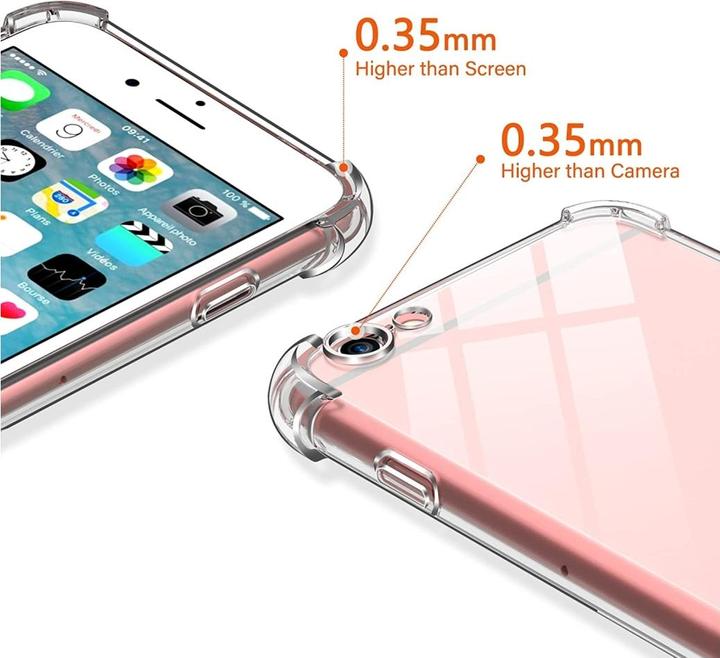 Image du produit Screenguard Apple iPhone 6/6S Coque Crystal Soft Airbag Bumper (Apple iPhone 6)