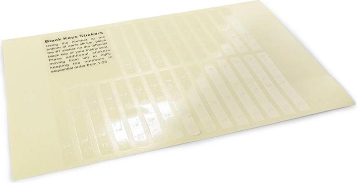 Actual product image Max Sheet music sticker KB-KEY (Instrument lighting)