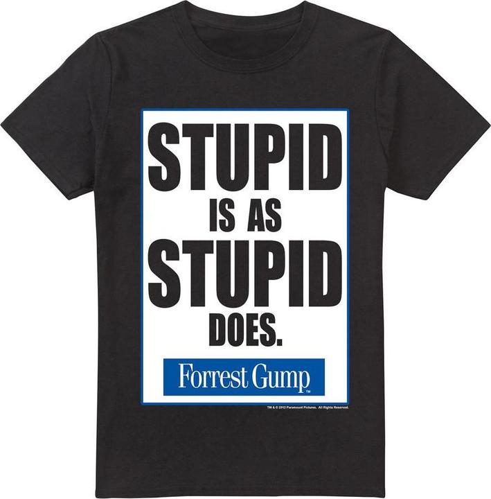 Produktbild Forrest Gump Stupid Is TShirt (XL)
