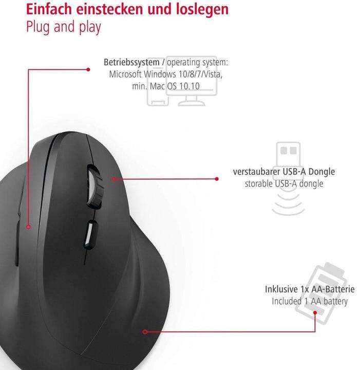 Immagine prodotto Hama EMW-500 (Senza fili)