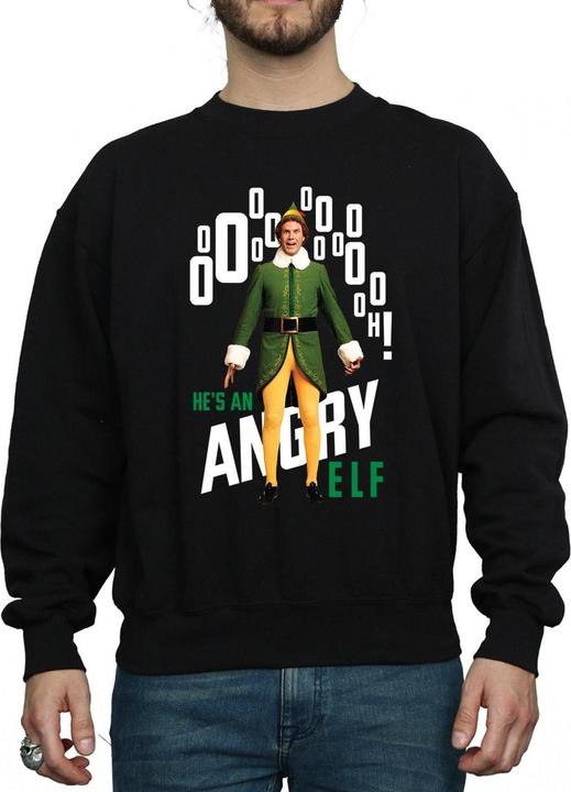 Actual product image Elf Mens Angry Sweatshirt (XL)