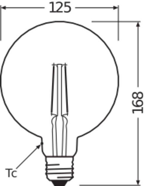 Produktbild Osram Vintage 1906 Led Special Shapes (E27, 4.50 W, 470 lm, 1 x, E)
