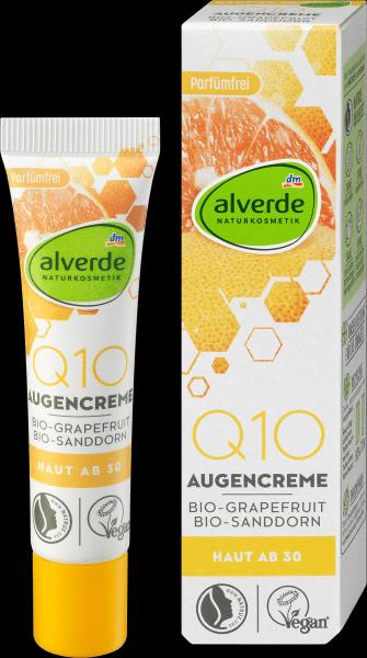 dm alverde Augencreme Q10 (Crème, 15 ml, Tag + Nacht)