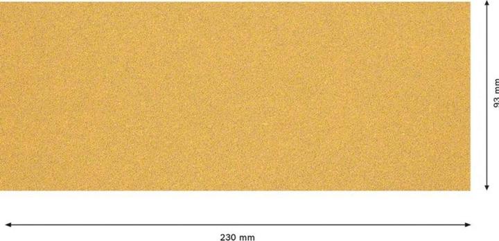 Actual product image Bosch Professional Zubehör Expert C470 Sandpaper without holes for orbital sander, 93 x 230 mm, G 60, 10 pcs. (60)