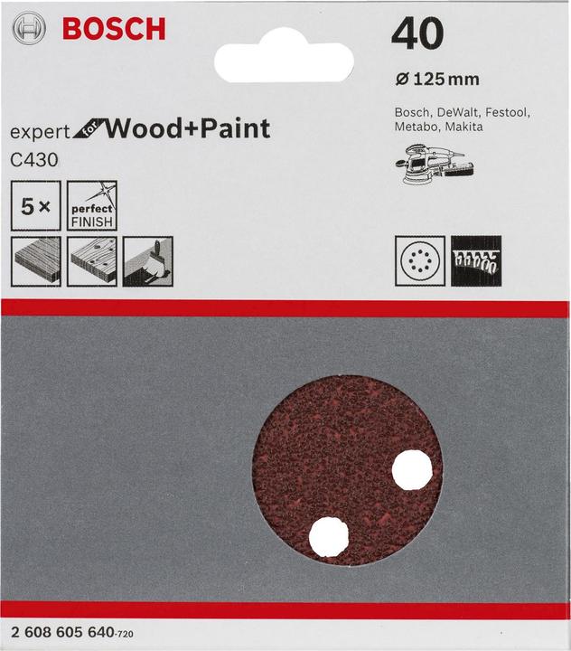 Produktbild Bosch Professional Zubehör Schleifblatt C430 (40)