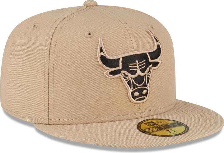 Actual product image New Era 59Fifty Fitted Cap - NBA Chicago Bulls camel beige (7 1/4)