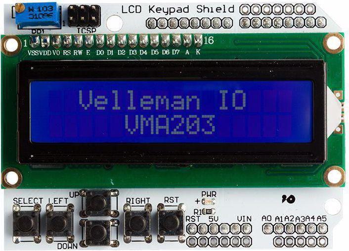 Immagine prodotto Velleman Scudo per tastiera LCD LCD1602