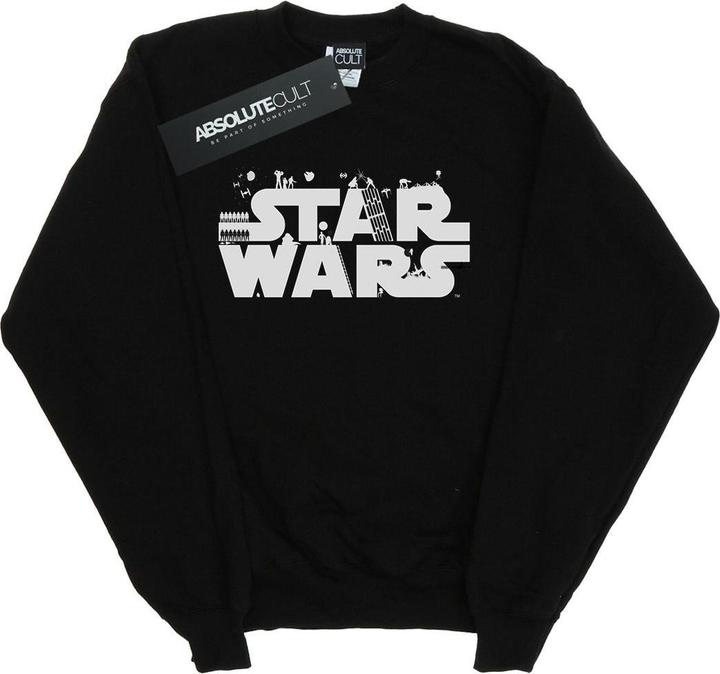 Actual product image Star Wars Boys Minimalist Logo Sweatshirt (152, 158)