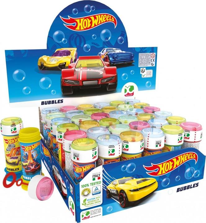 Actual product image Dulcop Brimarex Hot Wheels soap bubbles 60ml