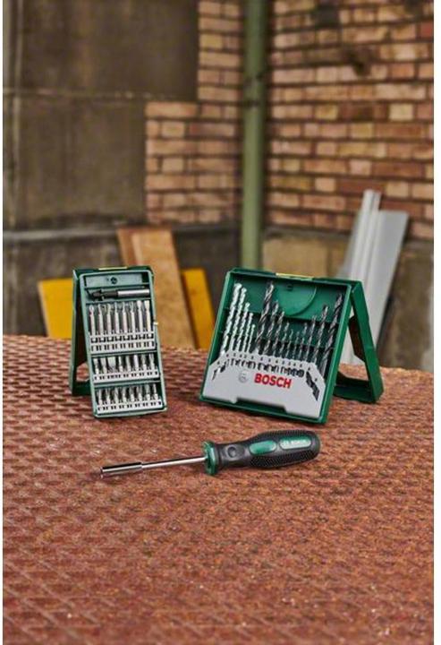 Image du produit Bosch Zubehör 25+15+1 Sets Mini-X-Line plus poignée (3-8 mm (mèches à bois))