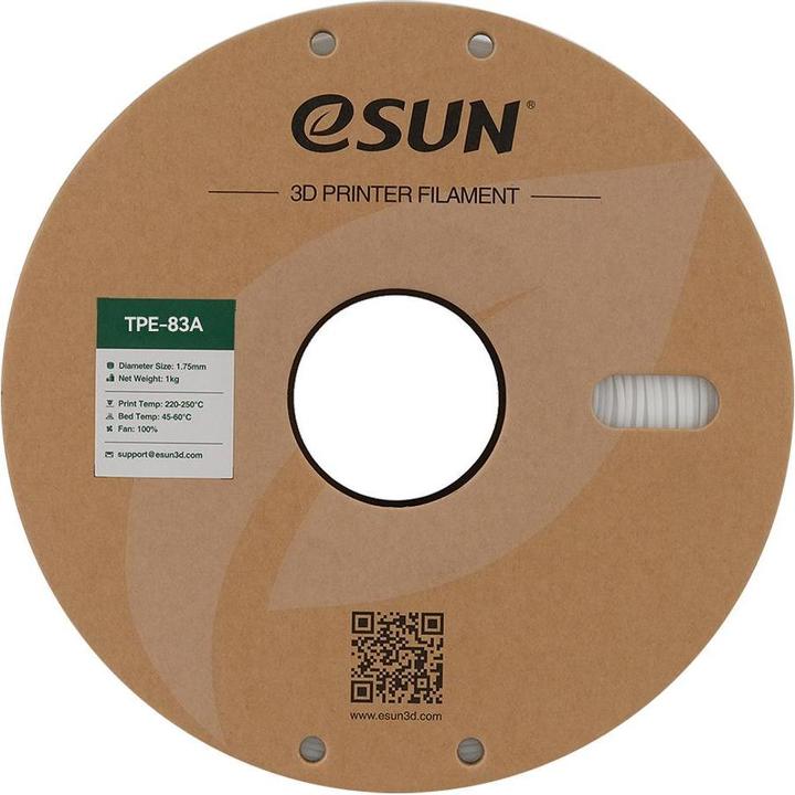 Actual product image eSUN ELASTIC 1,75mm NATURAL 1kg (TPU, 1.75 mm, 1000 g, White)