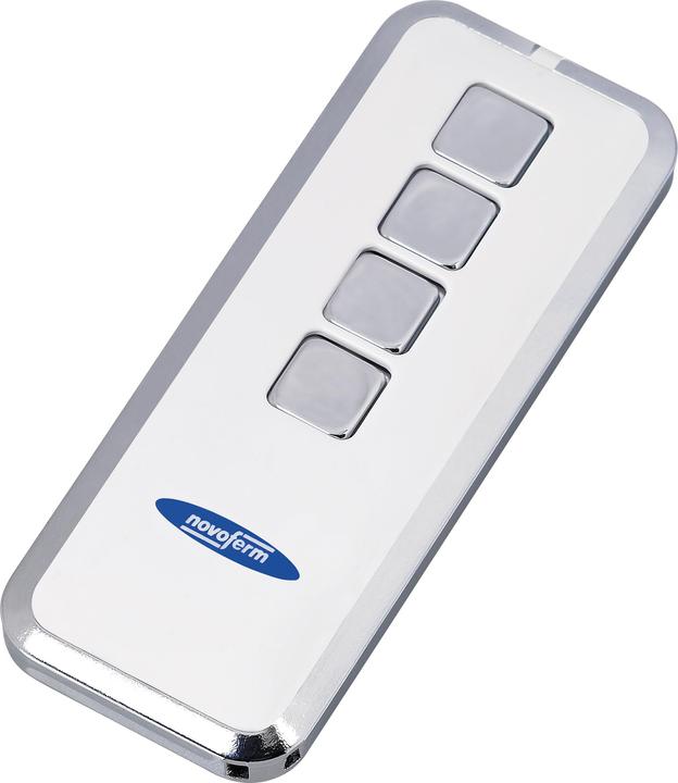 Produktbild Novoferm Garagentor Handsender Mini-Novotron 524 Design, 4 Kanal, Silber / Weiss (Handsender)