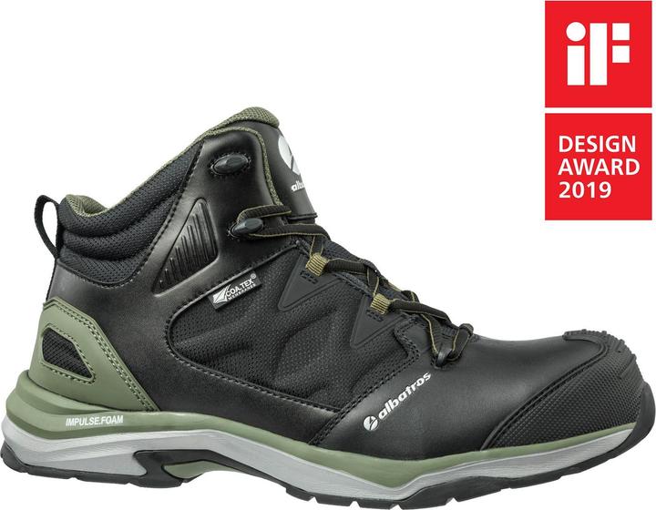Actual product image Albatros Safety boot ULTRATRAIL OLIVE CTX MID S3 ESD WR HRO SRC (S3, 43)