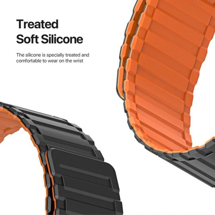Actual product image Dux Ducis KJ bracelet (42 mm, 45 mm, 44 mm, 49 mm, Silicone, Magnet)
