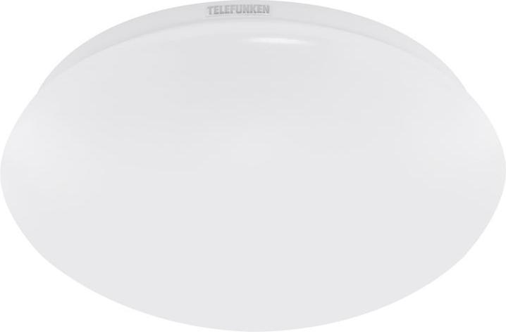 Actual product image Telefunken LED sensor ceiling light IP44 15W 1500m 4000 K neutral white HxØ 95/280 mm white (1500 lm)
