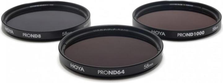 Hoya PRO ND Filter Kit 8/64/1000 Filterset (72 mm, ND- / Graufilter)