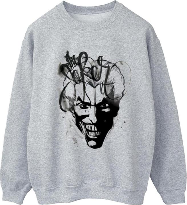 Actual product image Batman Womens/Ladies The Joker Sketch Sweatshirt (L)