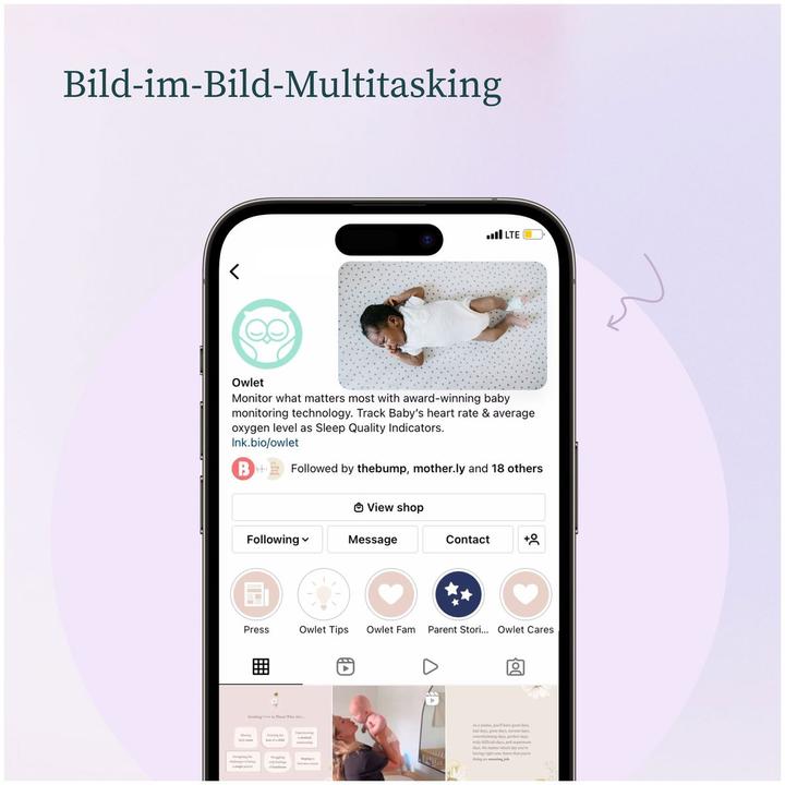 Produktbild Owlet Cam 2 (Babyphone mit Kamera, 30 m)