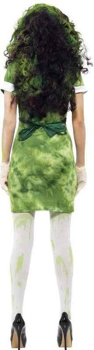 Actual product image Smiffys Zombie ray victim Halloween women's costume green (S)