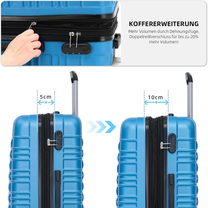Produktbild Beibye Handgepäck Reisekoffer (45 l, Handgepäck (bis 50l))