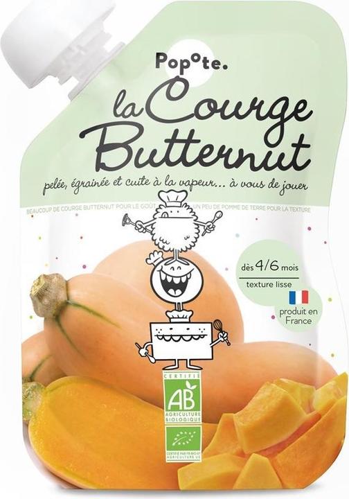 Popote Quetschie Butternusskürbis BIO (120 g)