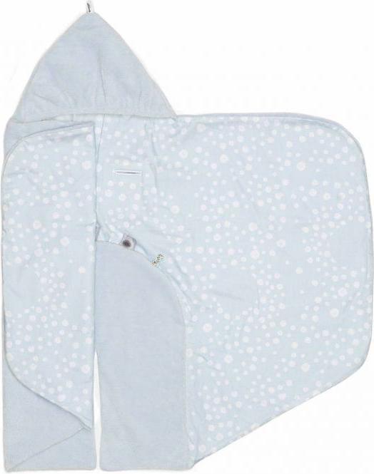 Snoozebaby Trendy Wrapping blanket, Cloudy Blue (80 x 80 cm)