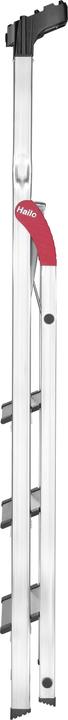 Actual product image Hailo L80 ComfortLine, aluminium safety stepladder, 4 steps (Stepladder, 150 cm)