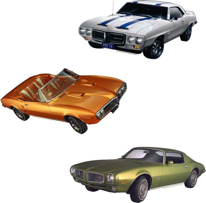 Immagine prodotto Pontiac Firebird Deluxe Macchine Adesivi Misura Confezione 50