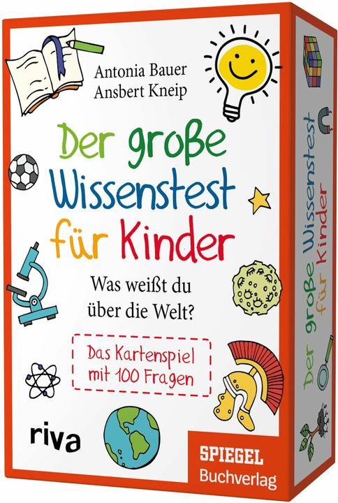 Actual product image Der grosse Wissenstest für Kinder – Was weisst du über die Welt? (German, Antonia Bauer, Ansbert Kneip, 2020)