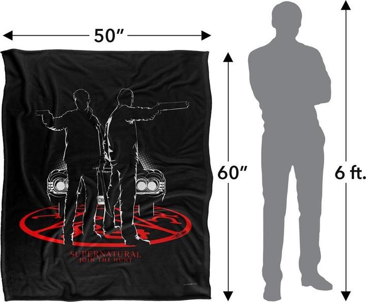 Actual product image Supernatural Silhouette Blanket (152 x 127 cm)