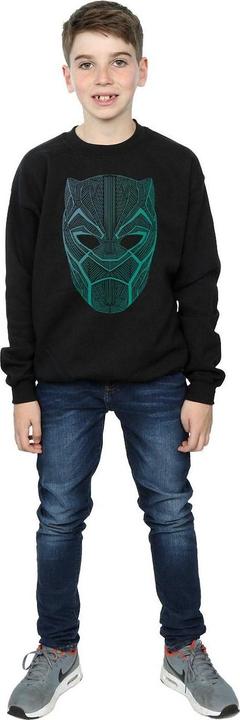 Immagine prodotto Black Panther Tribal Mask Felpa Ragazzi (140, 146)