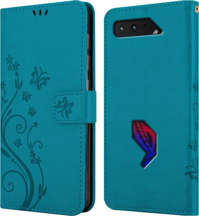 Actual product image Cadorabo Case Flower Book (Asus ROG Phone 5)