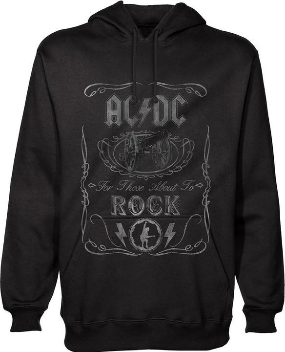 Actual product image AC/DC Unisex Adult Cannon Swig Hoodie (L)