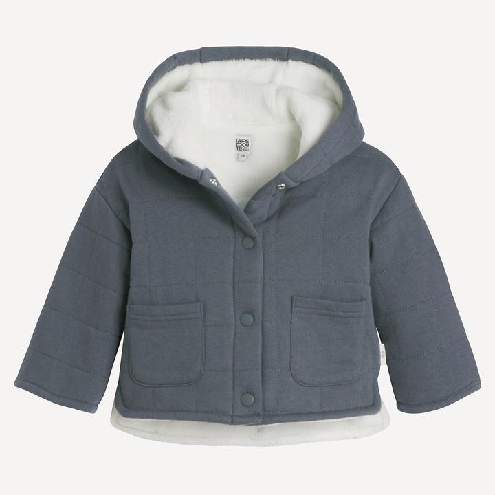 La Redoute Collections Sweatjacke mit Steppnähten und Kuschelfutter