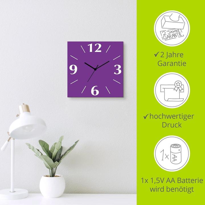 Image du produit Artland Montre à quartz couleur tendance lilas (30 cm)