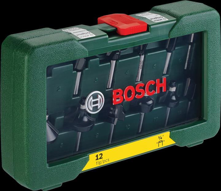 Actual product image Bosch Zubehör TCT cutter set with 1/4 inch shank, 12 pieces