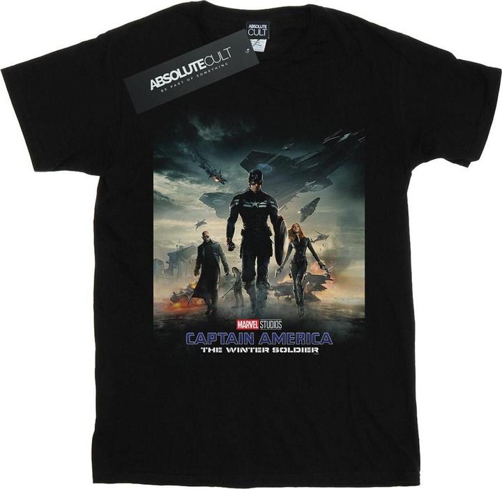 Produktbild Marvel Captain America The Winter Soldier Poster TShirt (L)