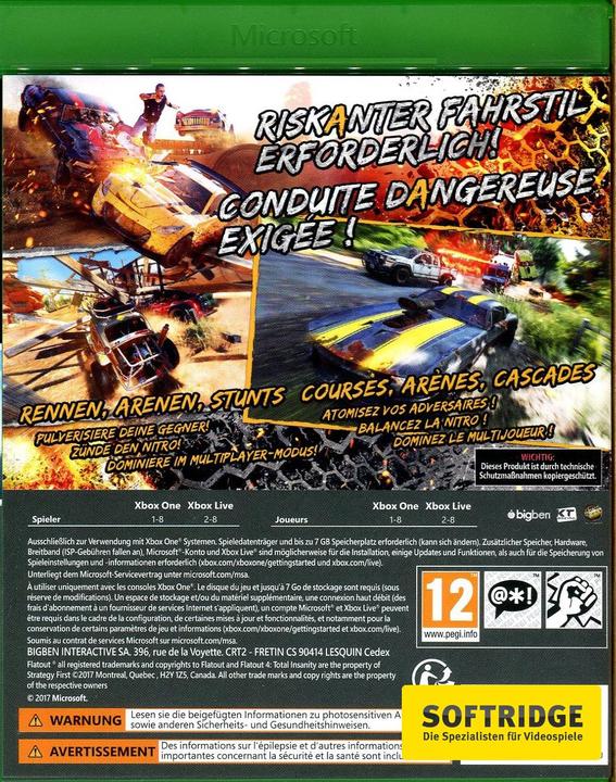 Produktbild Bigben FlatOut 4: Total Insanity (Xbox One X, Xbox Series X, Multilingual)
