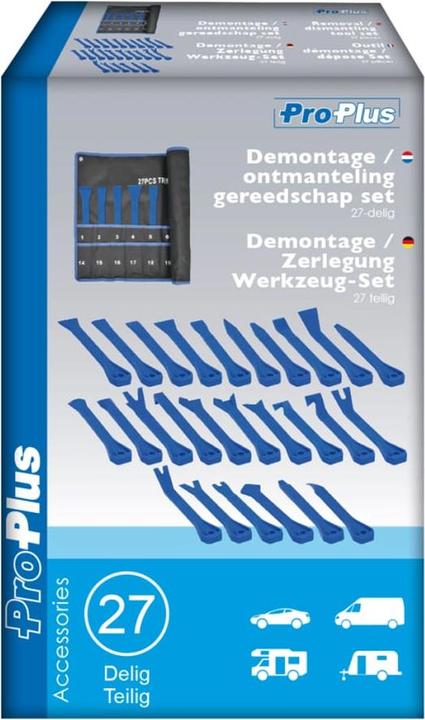 Image du produit ProPlus Kit d'outils de démontage / désassemblage 27 pièces
